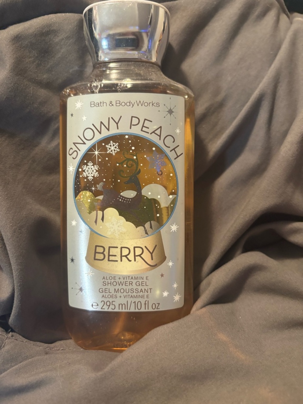 NEW BABW Snowy Peach Berry Body Wash